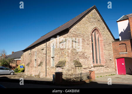 UK, Herefordshire, Leominster, Church Street, Forbury Kapelle, alten ehemaligen Konventsgebäude Stockfoto