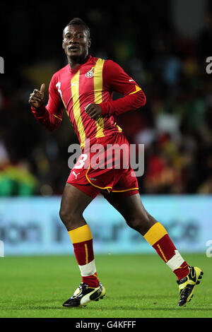 Fußball - International Friendly - Ghana - Nigeria - Vicarage Road. Asamoah Gyan, Ghana Stockfoto