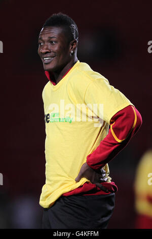 Fußball - International Friendly - Ghana - Nigeria - Vicarage Road. Asamoah Gyan, Ghana Stockfoto