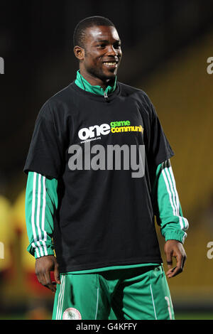 Fußball - International Friendly - Ghana - Nigeria - Vicarage Road. Ekigho Ehiosun, Nigeria Stockfoto