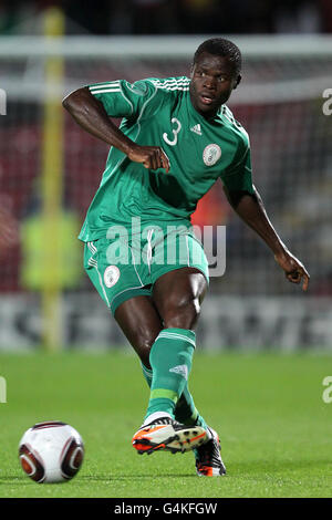 Fußball - International Friendly - Ghana - Nigeria - Vicarage Road. Taye Ismaila Taiwo, Nigeria Stockfoto