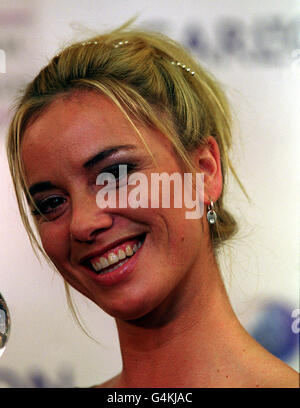 Schauspielerin Tamzin Outhwaite, die Melanie in BBC 1's Eastenders spielt, bei den British Soap Awards in London. Stockfoto