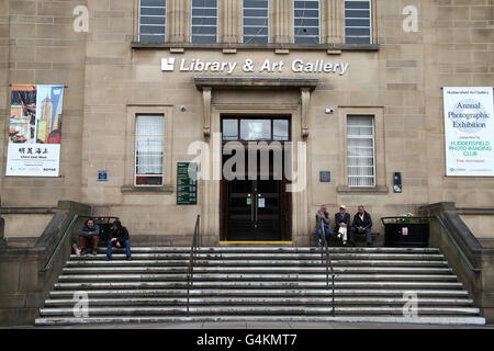 Huddersfield Public Library und Kunstgalerie Stockfoto