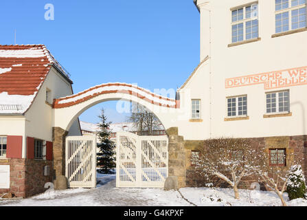 Deutsche Werkstätten Hellerau: alte Fabrik, Deutschland, Sachsen, Sachsen, Dresden Stockfoto