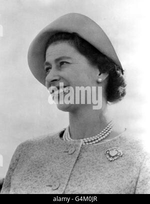 Royalty - Königin Elizabeth II. Besuch in Nordamerika - Quebec Stockfoto