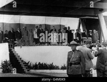 Royalty - Königin Elizabeth II. Besuch in Nordamerika - St. Lambert Lock Stockfoto