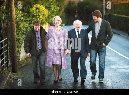 Irische Präsidentschaftswahl Stockfoto