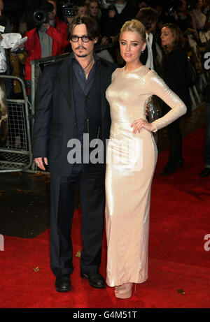 Der Rum Diary Premiere - London Stockfoto