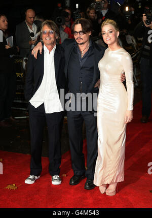 Der Rum Diary Premiere - London Stockfoto