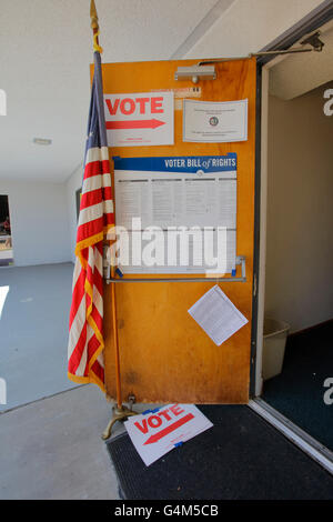 Ventura County, California Bürger entpuppen, Abstimmung Stockfoto