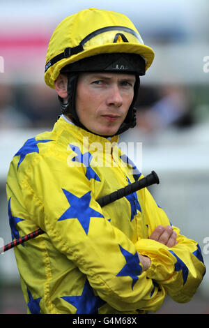 Pferderennen - Ladbrokes St. Leger Festival 2011 - der Welcome to Yorkshire Opening Day - Doncaster Racecourse. Jamie Spencer, Jockey Stockfoto