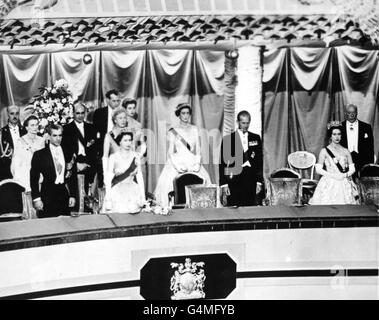 Royalty - Schah von Iran Staatsbesuch - London Stockfoto