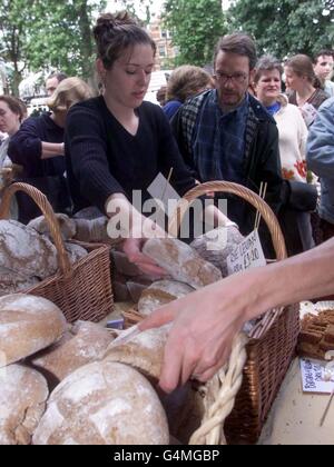 Farmers Market/Islinton Stockfoto