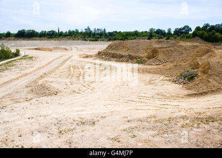 Unterseite der Tagebau in mir zu öffnen Stockfoto