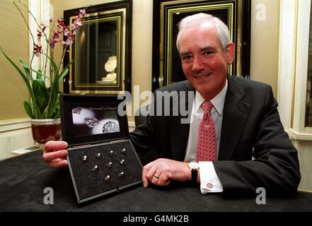 Ringe/Königskrone Juwelier Stockfoto