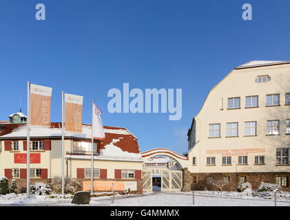 Deutsche Werkstätten Hellerau: alte Fabrik, Deutschland, Sachsen, Sachsen, Dresden Stockfoto