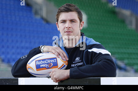 Rugby Union - Glasgow Warriors Pressekonferenz - Scotstoun Sports Center. Ryan Wilson während einer Pressekonferenz im Scotstoun Sports Center, Glasgow Stockfoto