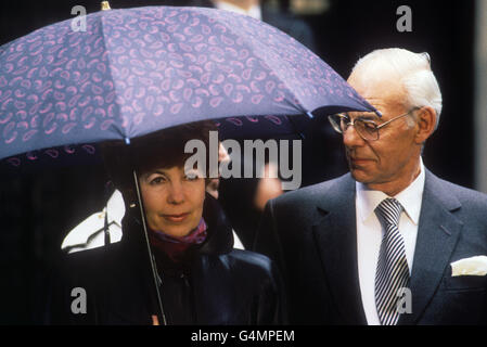 Politik - Michail Gorbatschow besuchen - 10 Downing Street Stockfoto