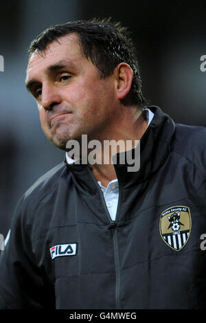 Fußball - npower Football League One - Notts County / Wycombe Wanderers - Meadow Lane. Martin Allen, Manager von Notts County Stockfoto