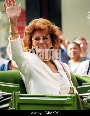 Harrods/Sophia Loren Stockfoto