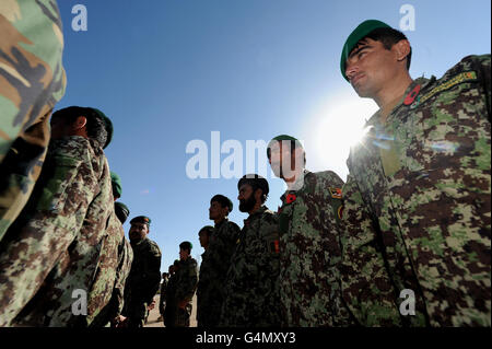 Truppen in Afghanistan Stockfoto