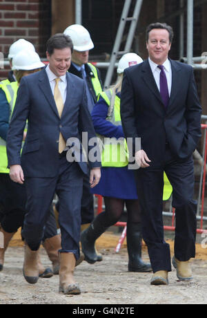 400 Millionen Fonds für den Startschuss für den Wohnungsbau werden heute als Teil der Regierungspläne zur Lösung der britischen Wohnungskrise bekannt gegeben. Stockfoto