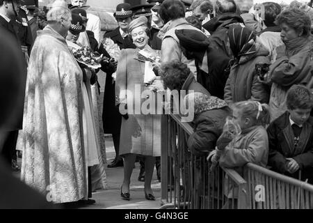 Royalty - Maundy Zeremonie - St Philip es Cathedral, Birmingham Stockfoto