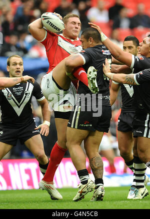 Rugby League - Gillette vier Nationen Serie - Wales V Neuseeland - Wembley-Stadion Stockfoto