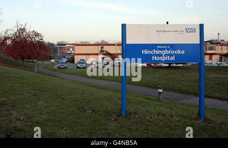 Hinchingbrooke Krankenhaus Lager Stockfoto