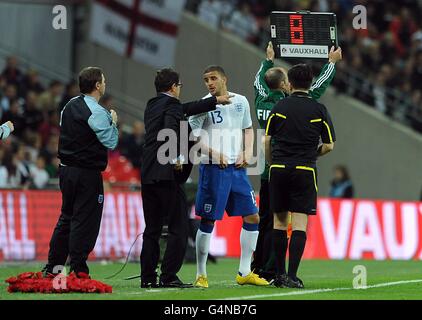 Fußball - internationale Freundschaftsspiele - England / Spanien - Wembley-Stadion Stockfoto