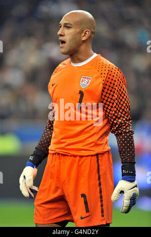 Fußball - Internationale Freundschaften - Frankreich / USA - Stade de France. Tim Howard, US-Torwart Stockfoto