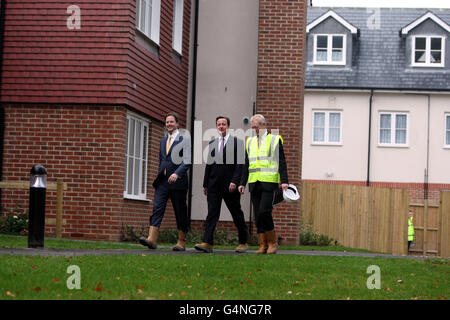 400 Millionen Fonds für den Startschuss für den Wohnungsbau werden heute als Teil der Regierungspläne zur Lösung der britischen Wohnungskrise bekannt gegeben. Stockfoto