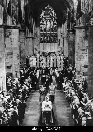 Royalty - schottischen Kronjuwelen - St. Giles' Cathedral, Edinburgh Stockfoto