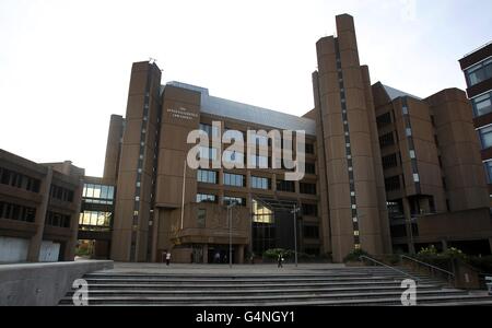 Eine allgemeine Ansicht des Liverpooler Crown Court, Derby Square, Liverpool. Stockfoto