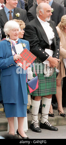 Schottland/Connery Uhren parade Stockfoto