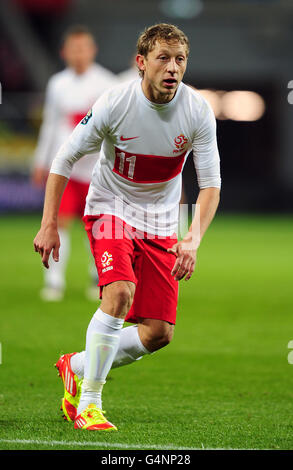 Fußball - Internationale Freundschaften - Polen - Italien - Stadion Miejski Breslau. Rafal Murawski, Polen Stockfoto