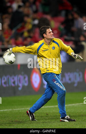 Fußball - UEFA Euro 2012 - Qualifikation - Play Off - zweite Etappe - Portugal gegen Bosnien-Herzegowina - Estadio da Luz. Asmir Begovic, Torhüter in Bosnien-Herzegowina Stockfoto