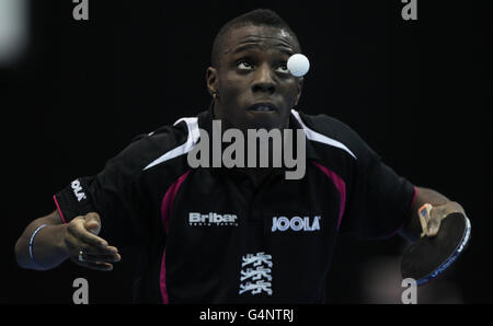 Olympische Spiele - Tischtennis - London 2012-Test-Event - ITTF Pro Tour Grand Finals - Tag eins - Excel Arena Stockfoto