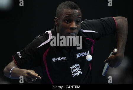 Olympische Spiele - Tischtennis - London 2012-Test-Event - ITTF Pro Tour Grand Finals - Tag eins - Excel Arena Stockfoto