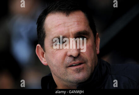 Fußball - Npower Football League One - Notts County gegen Scunthorpe United - Meadow Lane Stockfoto