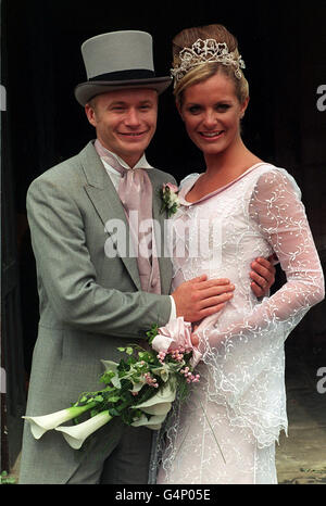 Coronation Street/Hochzeit Stockfoto