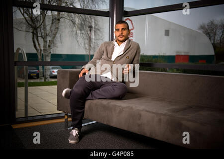 Fußball - npower Football League Championship - Nottingham Forest Photocall - Wilford Lane Training Ground. Marcus Tudgay vom Nottingham Forest Stockfoto