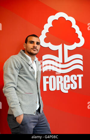 Fußball - npower Football League Championship - Nottingham Forest Photocall - Wilford Lane Training Ground. Marcus Tudgay vom Nottingham Forest Stockfoto