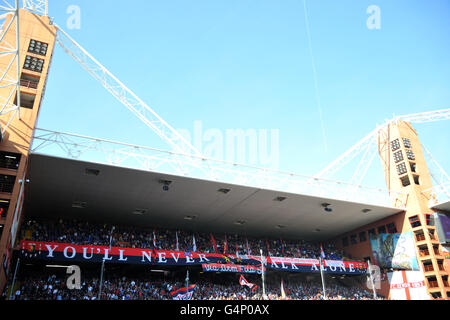 Fußball - Italienische Serie A - Genua / Lecce - Comunale Luigi Ferraris. Ein Blick auf den Stand der Comunale Luigi Ferraris Stockfoto