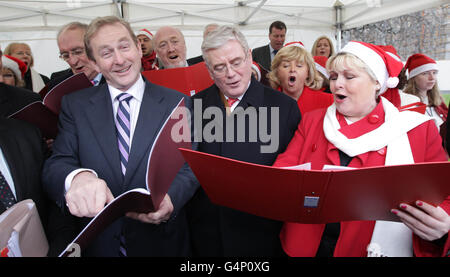 Leinster Haus Weihnachtsbeleuchtung Stockfoto