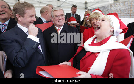 Leinster Haus Weihnachtsbeleuchtung Stockfoto