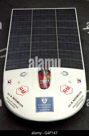 Verkehr - Mad Dog III Solar powered Car Stockfoto