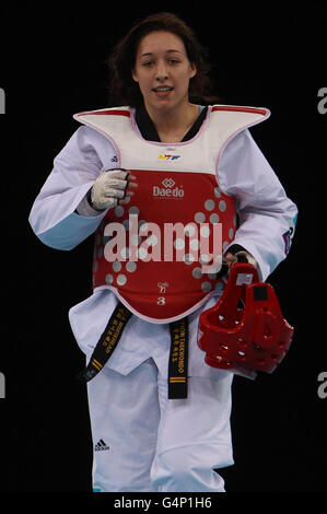 Olympia - Taekwondo - London 2012-Test-Event - Tag zwei - Excel Arena Stockfoto