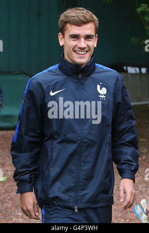 Lille, Frankreich. 18. Juni 2016. Die französische Fußball-Nationalmannschaft üben Sie vor ihrem nächsten European Football Championship Spiel. Antoine Griezmann © Aktion Plus Sport/Alamy Live-Nachrichten Stockfoto