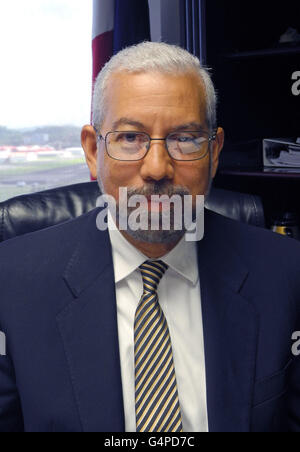 Cocoli, Panama. 15. Juni 2016. Stellvertretender Direktor der Panama Canal Authority (ACP), Manuel Benitez, in Cocoli, Panama, 15. Juni 2016. Foto: Denis Duettmann/Dpa/Alamy Live News Stockfoto